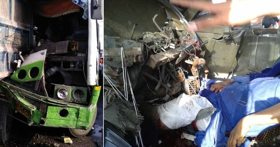 two people including driver died in bus accident in jalandhar