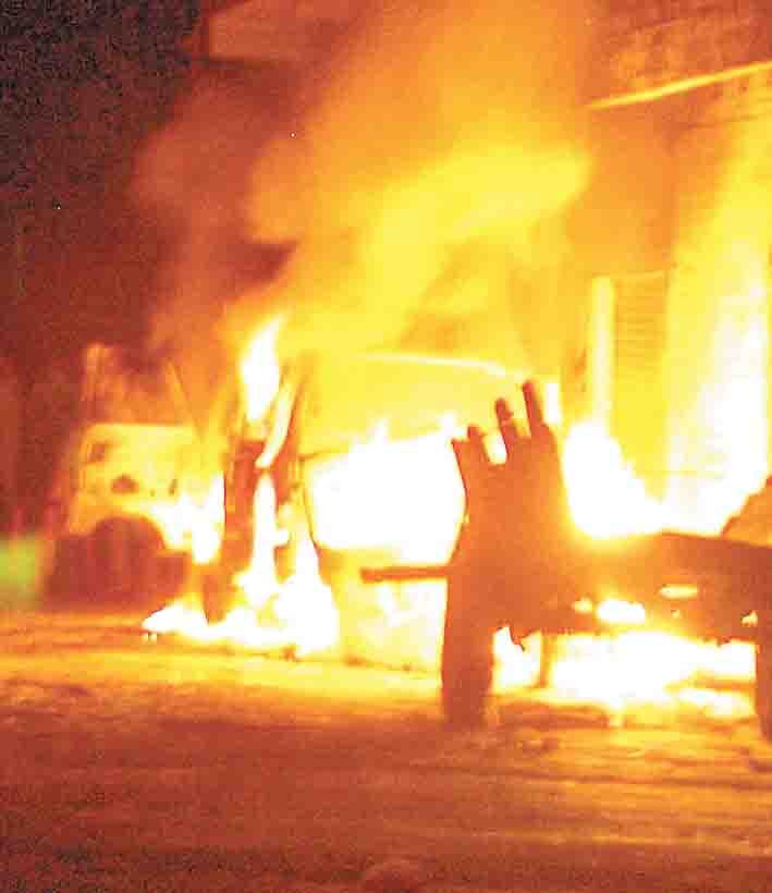 shop caught fire in kotdwar