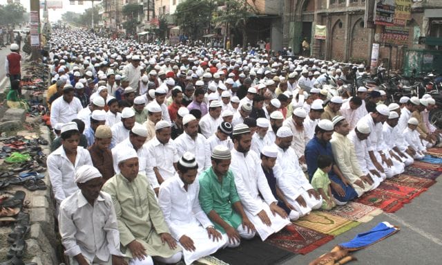 Peace and harmony head bowed