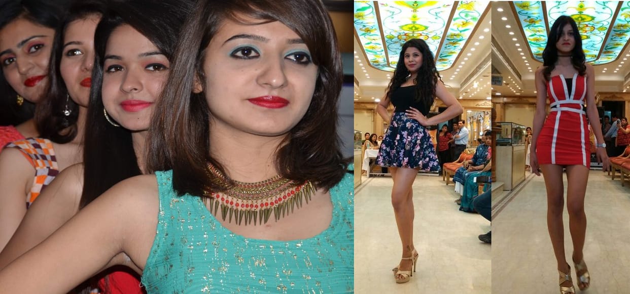 models on ramp in miss uttarakhand contest