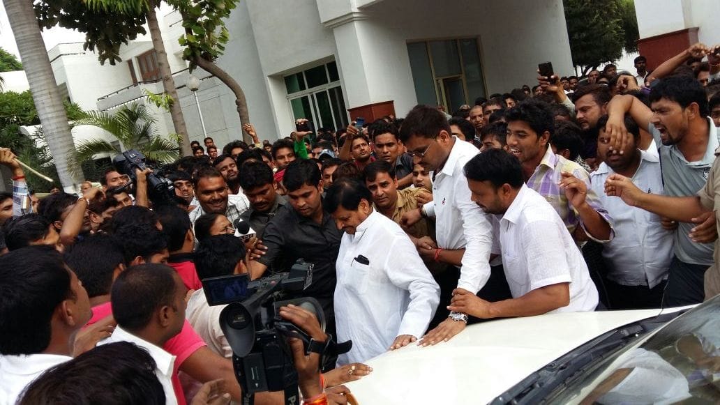 SP state president Shivpal said the government will make full majority in UP again