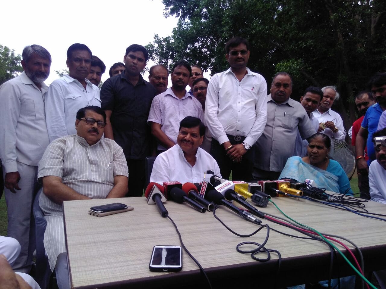 SP state president Shivpal said the government will make full majority in UP again