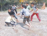 sports, kabaddi, super group vs rocking quiens, kaithal