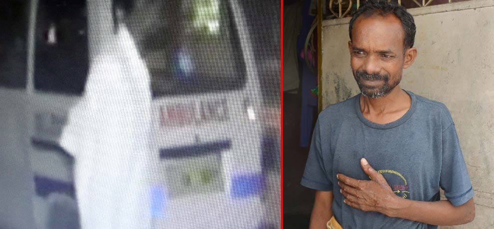 hospital and land lords denies the entry of wifes dead body, man forced to spend night in ambulance