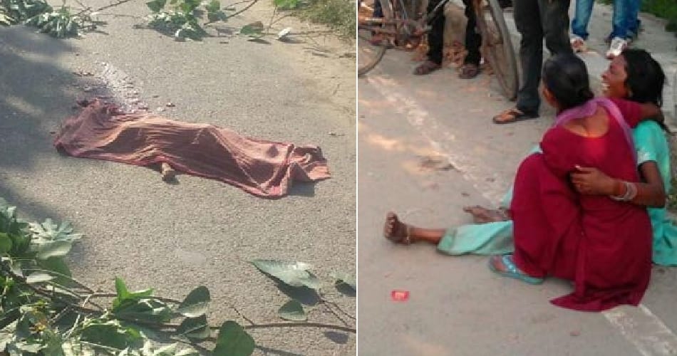 3 years old child hit by truck in jalandhar, died on th spot