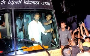 Rahul Gandhi arrived home , the road show today