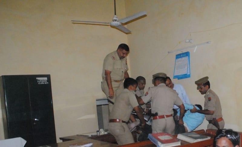 Court staff in ADM's body was found on the gallows