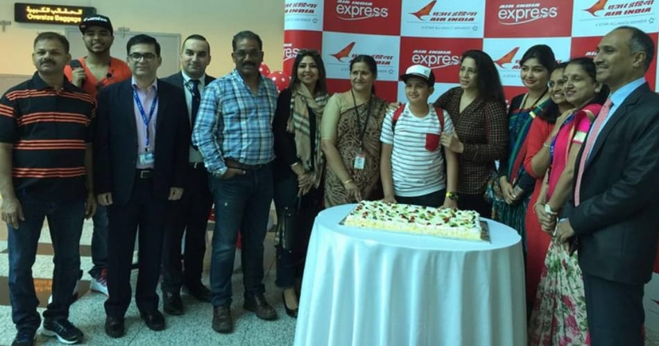 first pics of first international flight from dubai to chandigarh international airport 