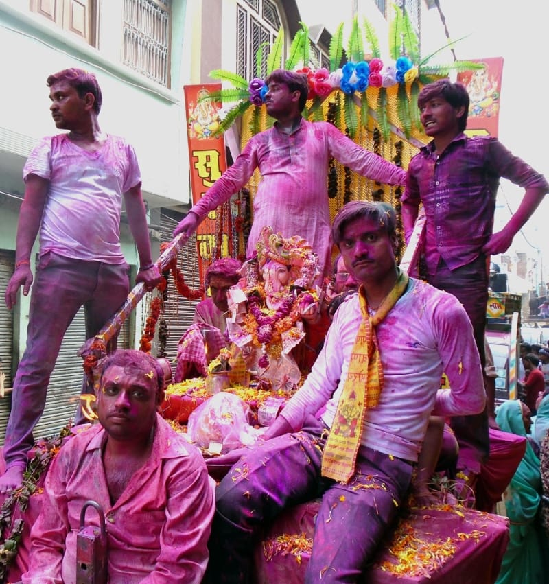 Ganesh immersion procession out of fanfare