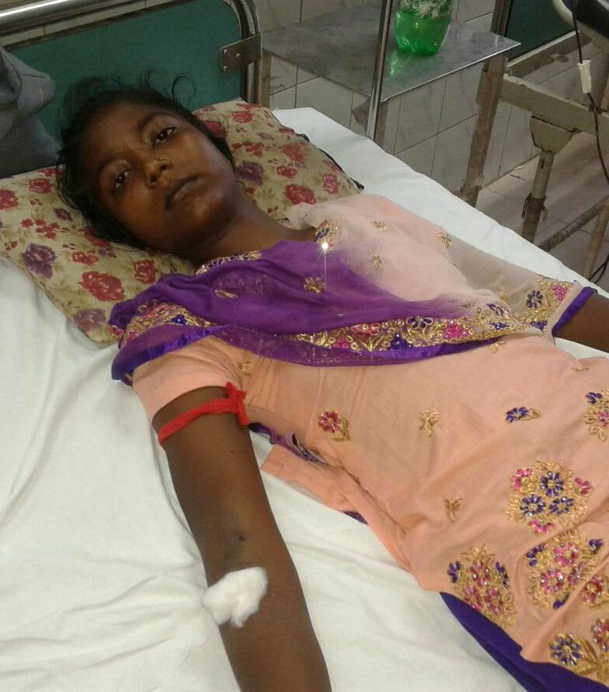 Six patients suffering from  fever, admitted 