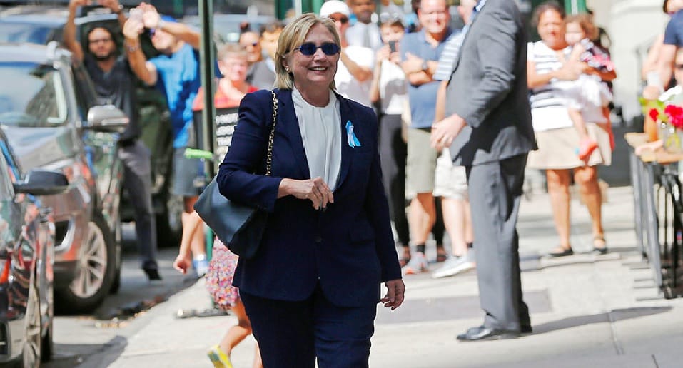 Did Hillary Clinton use a body double to show all is well?