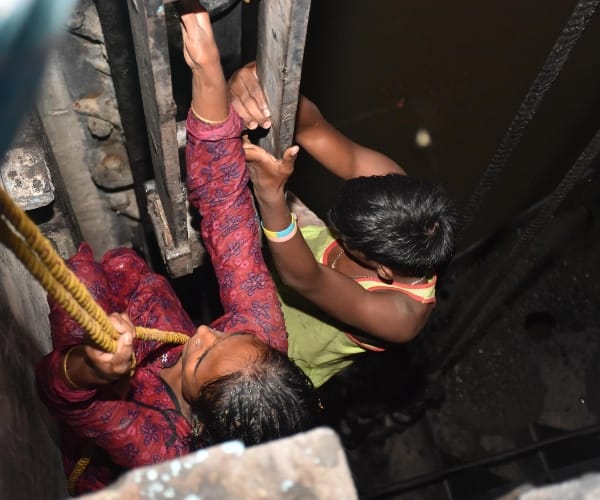  Monkeys attacked ay a woman and her son in lucknow.