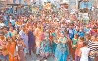lord ganesha, minor, dancing people, kaithal