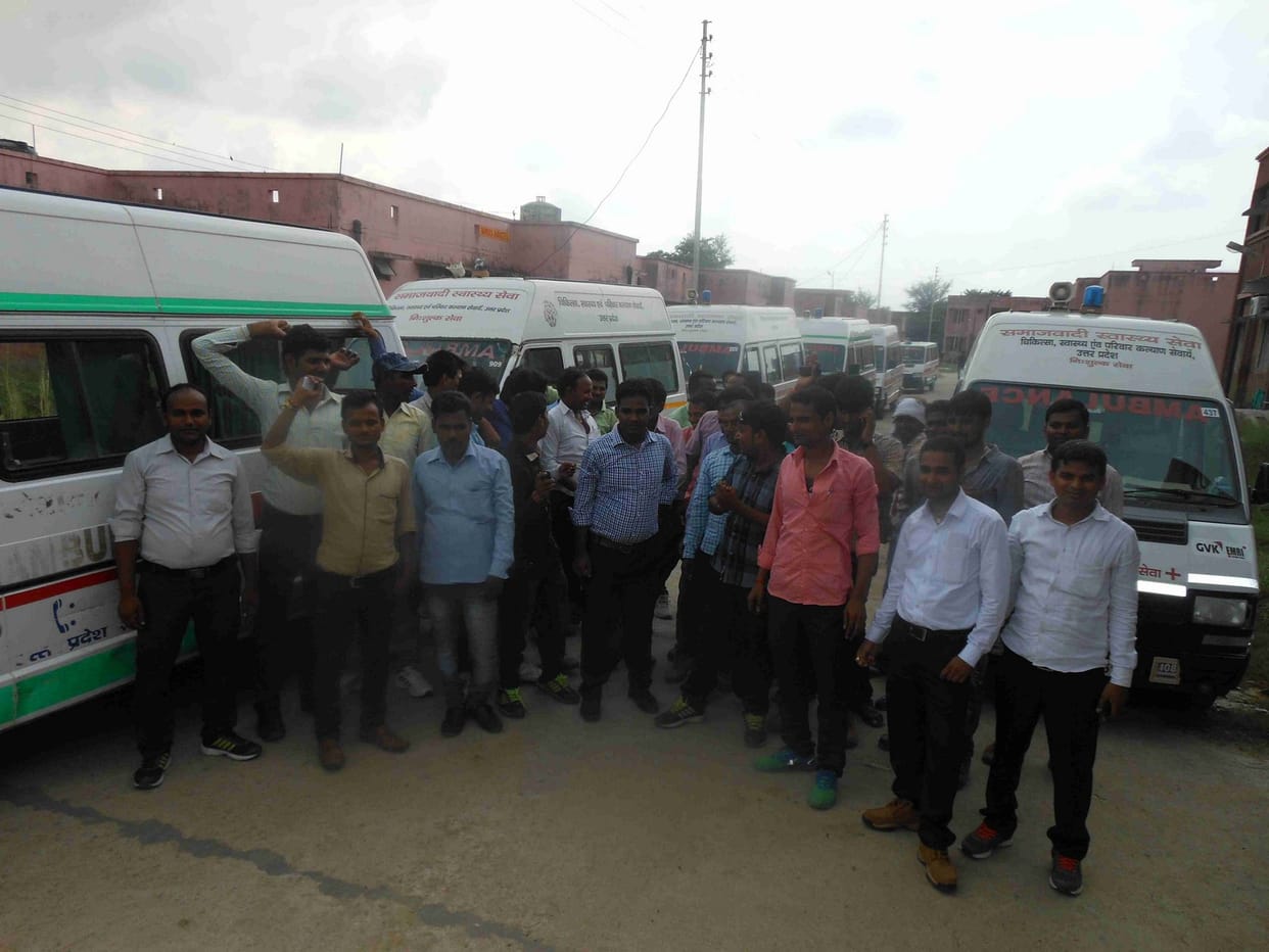 Ambulance driver strike, patients upset
