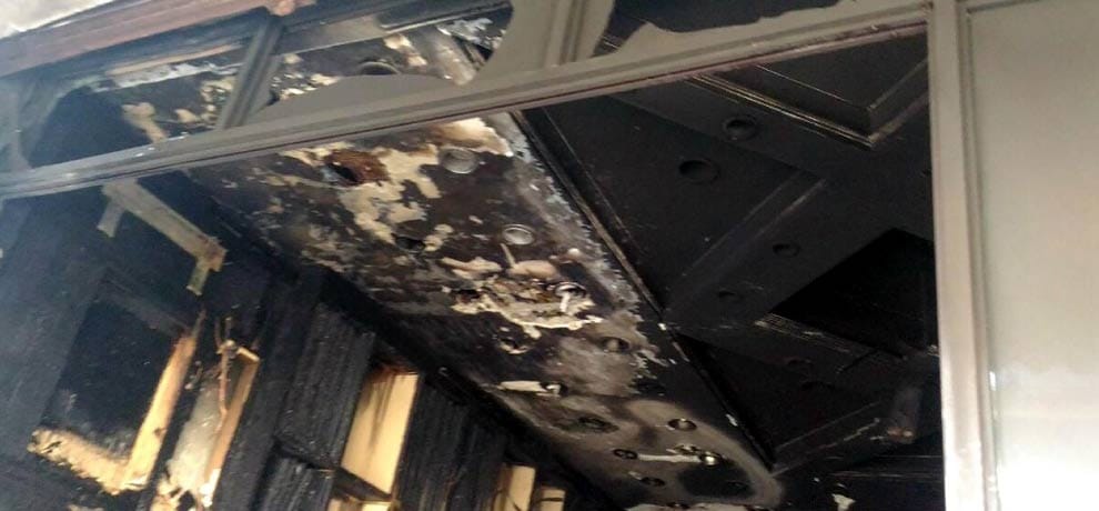 Saree Showroom fire, destroyed millions of goods