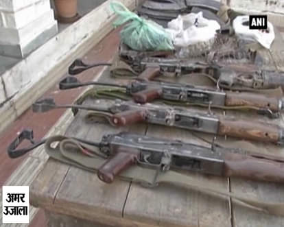 Heavy arms, ammunition recovered from terrorists killed in Poonch encounter
