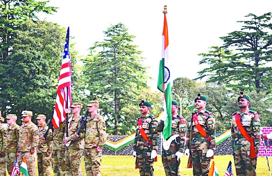 Indo-US military maneuvers began in Chaubtia