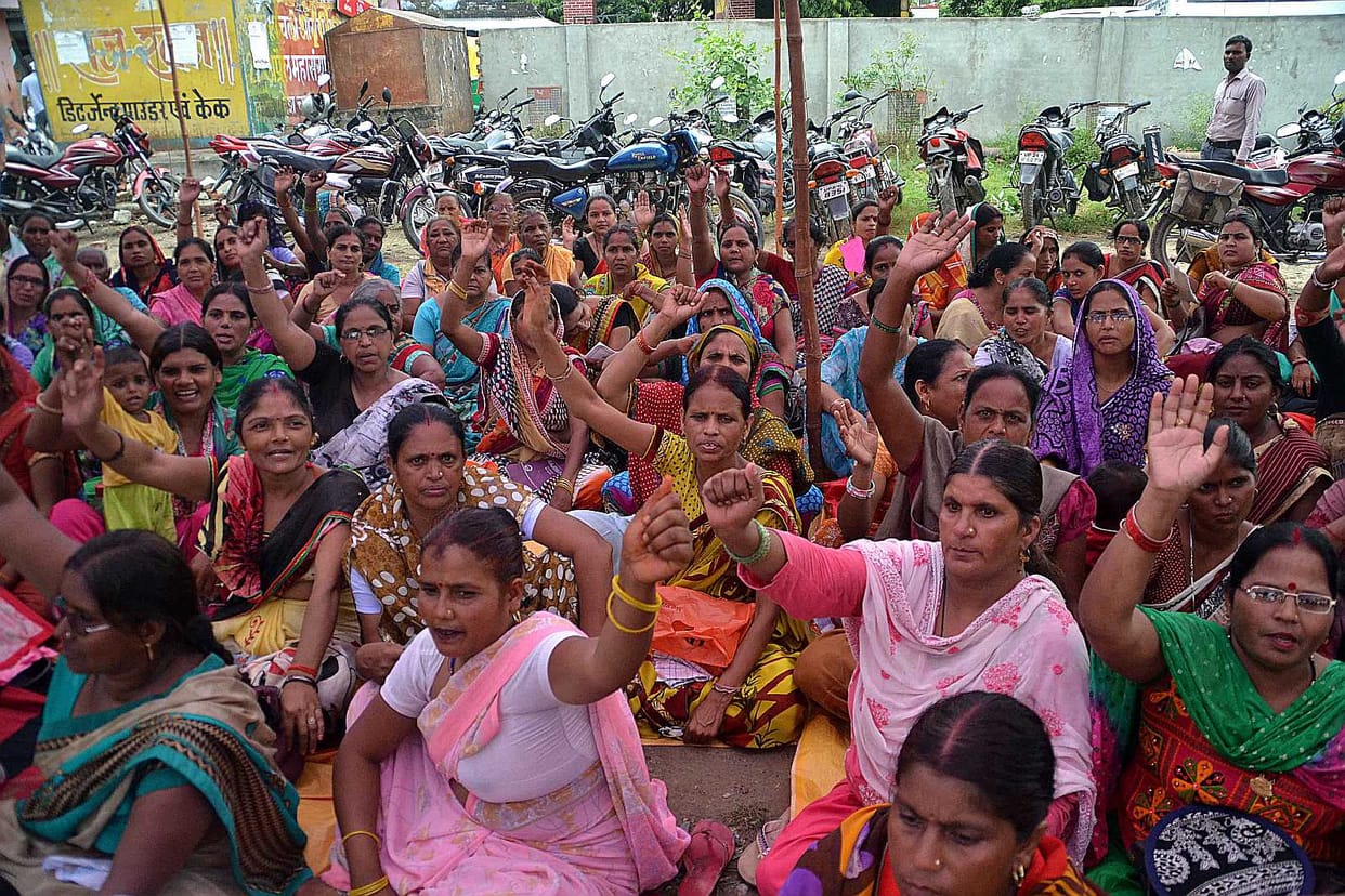 Anganwadi workers have the intelligence-purification ritual 