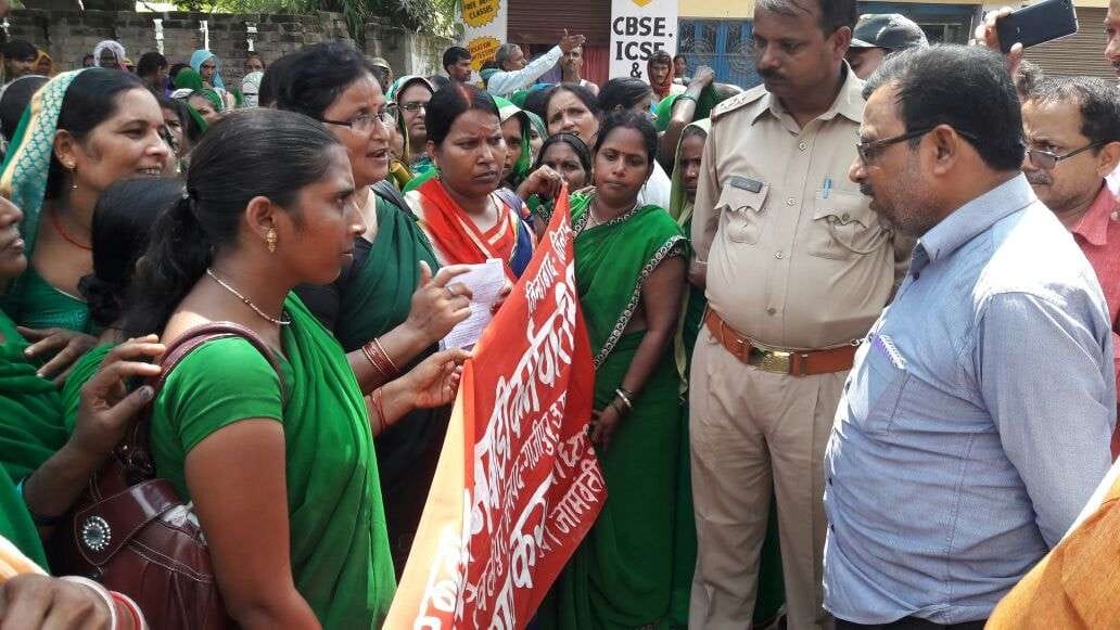 Anganwadi workers have TB route jammed