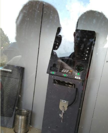 Now Shitlaket burglars broke into the ATM