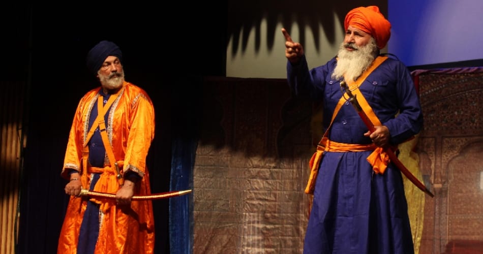 baba banda singh bahadur life based play sikh raaj in punjab kala bhawan