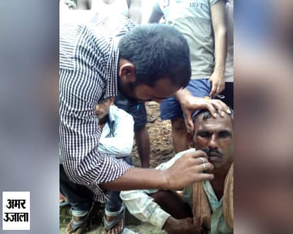 villagers shaved culprits head for attempting rape
