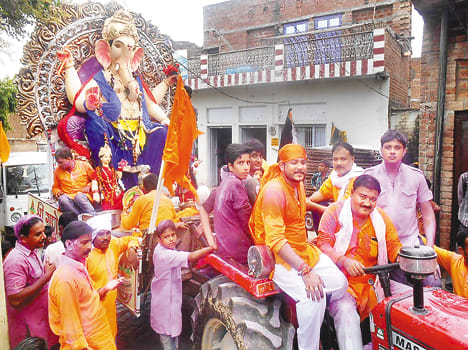 Ganapati's farewell Ramkund