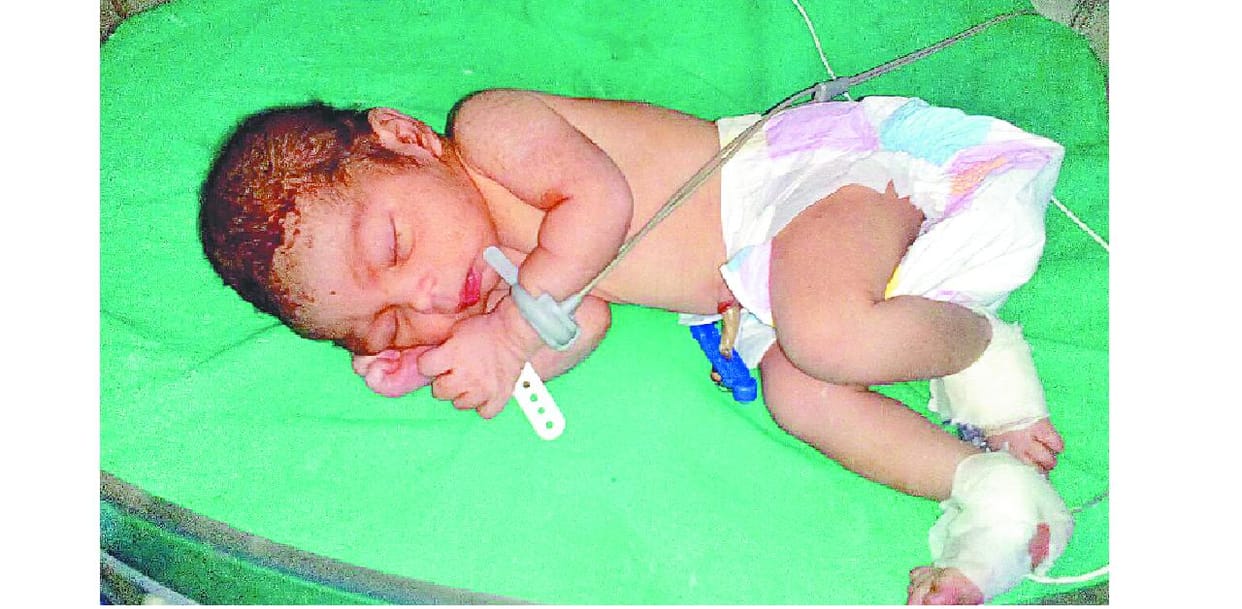 new born baby, house, hospital, police, haryana, panipat
