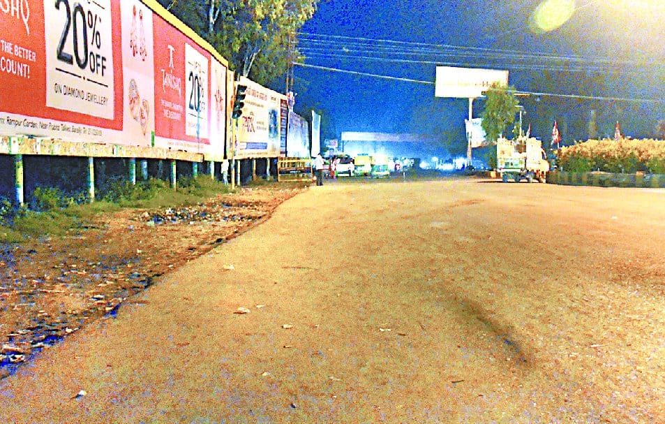 The road was clear , sir Thank DM
