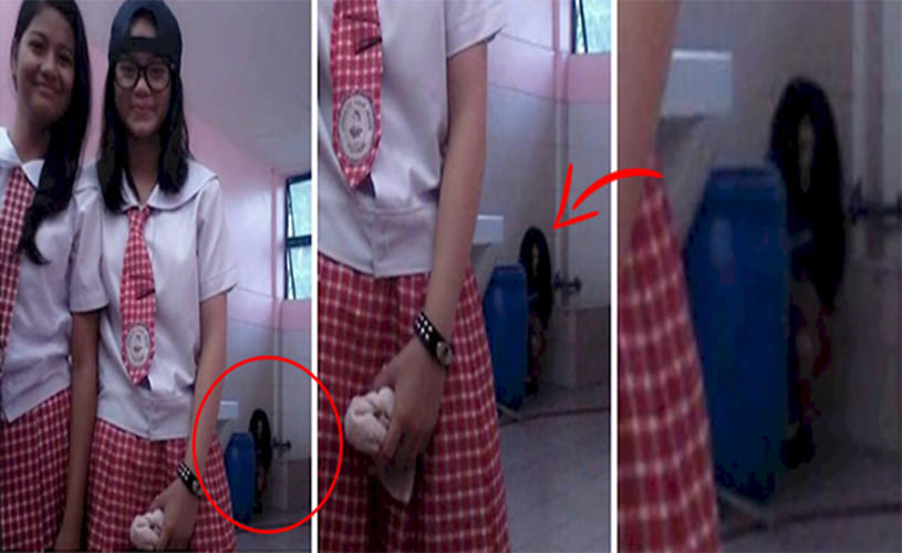 Teens Take Selfie And Capture Ghost