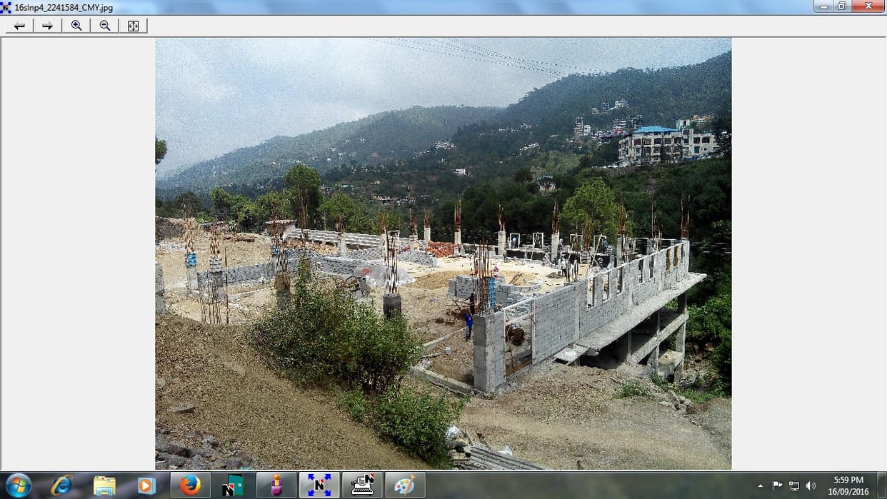 The multipurpes stadium constructed in dharampur