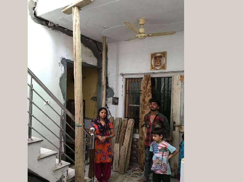 Sunam, Kanugo Mohalla sewer line leaks, cracks appeared in houses, resentment, Sunam, Sangrur