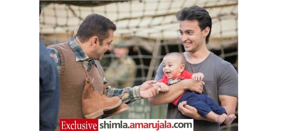 Salman Khan met with nephew Ahil during Tubelight movie shooting