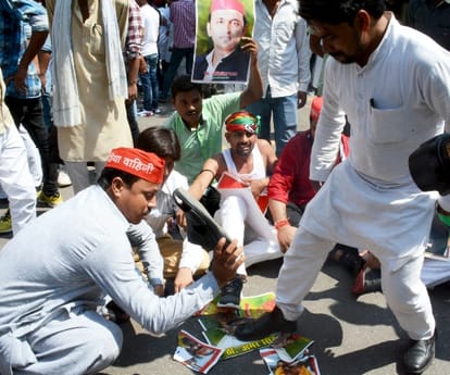 Political drama in Uttar Pradesh.