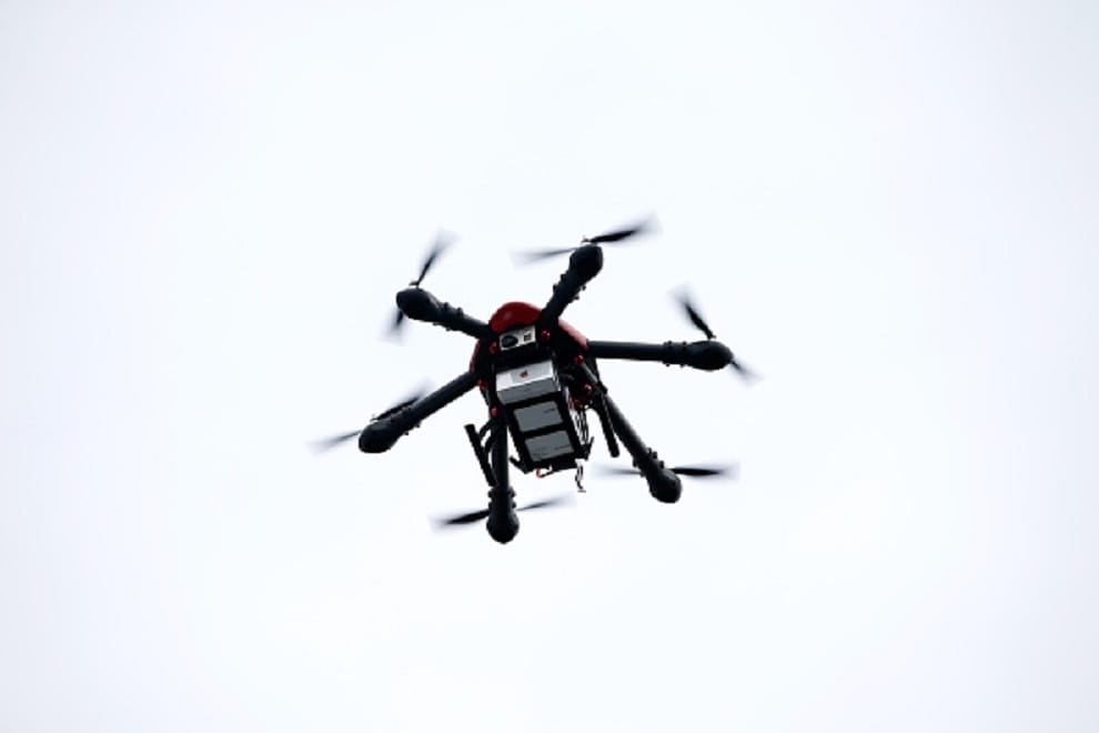 drone seen in delhis chhawla area, three foreigners
