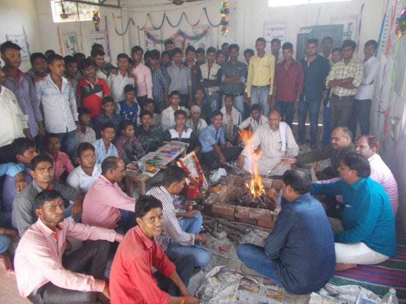 Expressions of faith was celebrated Vishwakarma Jayanti