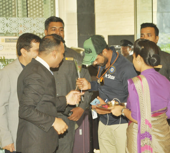 Kanpur reached Team India's tremendous reception
