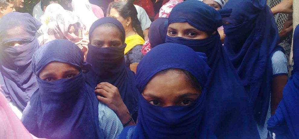 after obscenity of teacher with girl students parents create furore in school