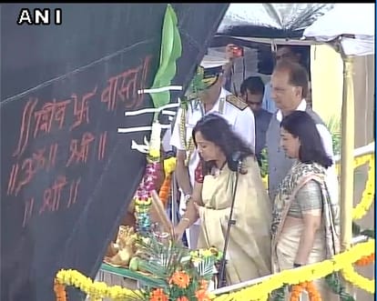 Mormugao Indian Navy's most advanced guided missile destroyer launched in Mumbai