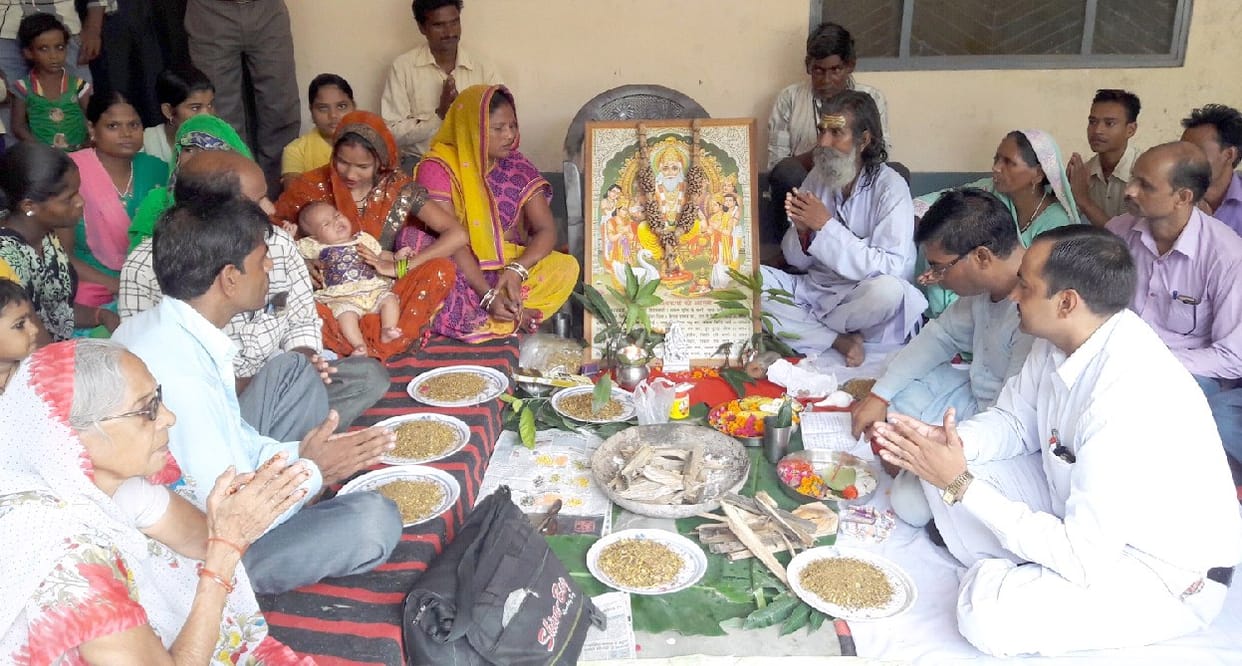 Faith, devotion was celebrated Vishwakarma Jayanti