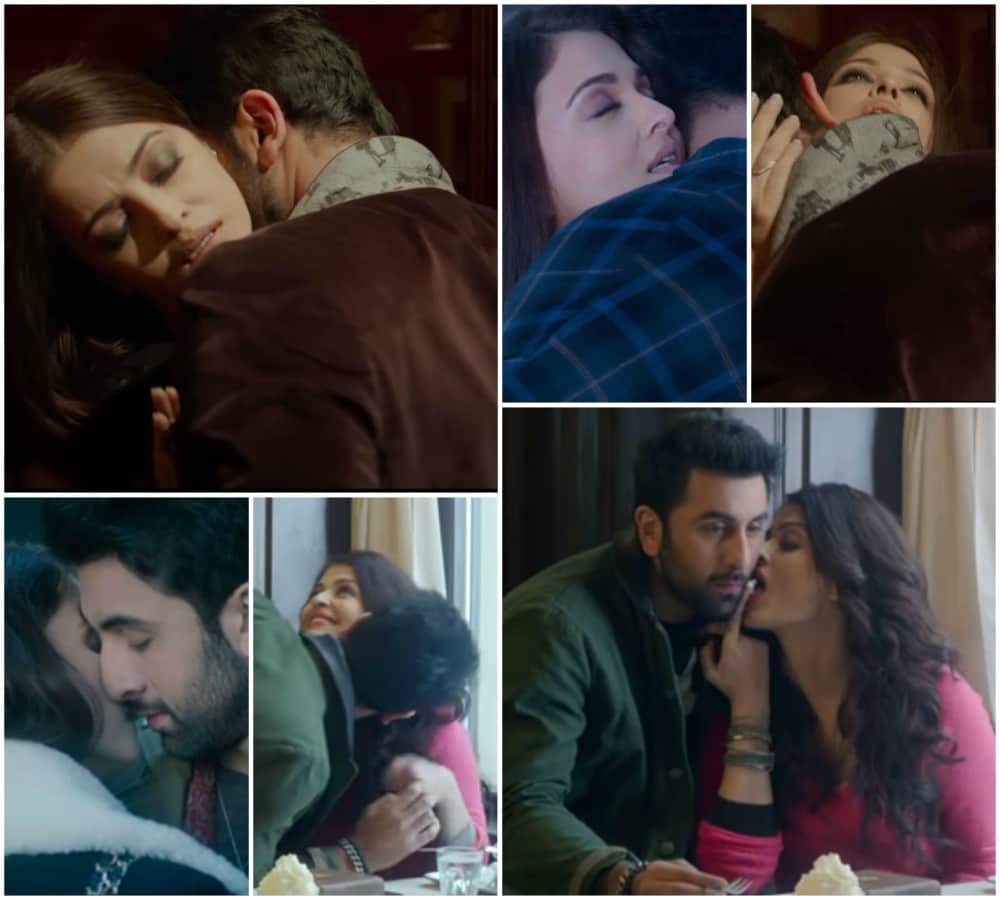 Ranbir reacts on intimate scenes with Aishwarya and you can't miss it