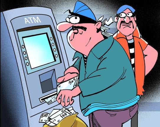 thief tried to rob atm near police station kanpur