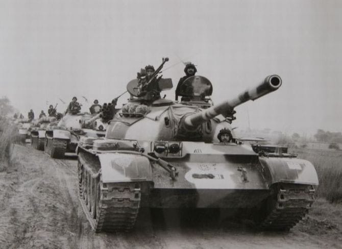 1965 war was the biggest tank war after second world war 