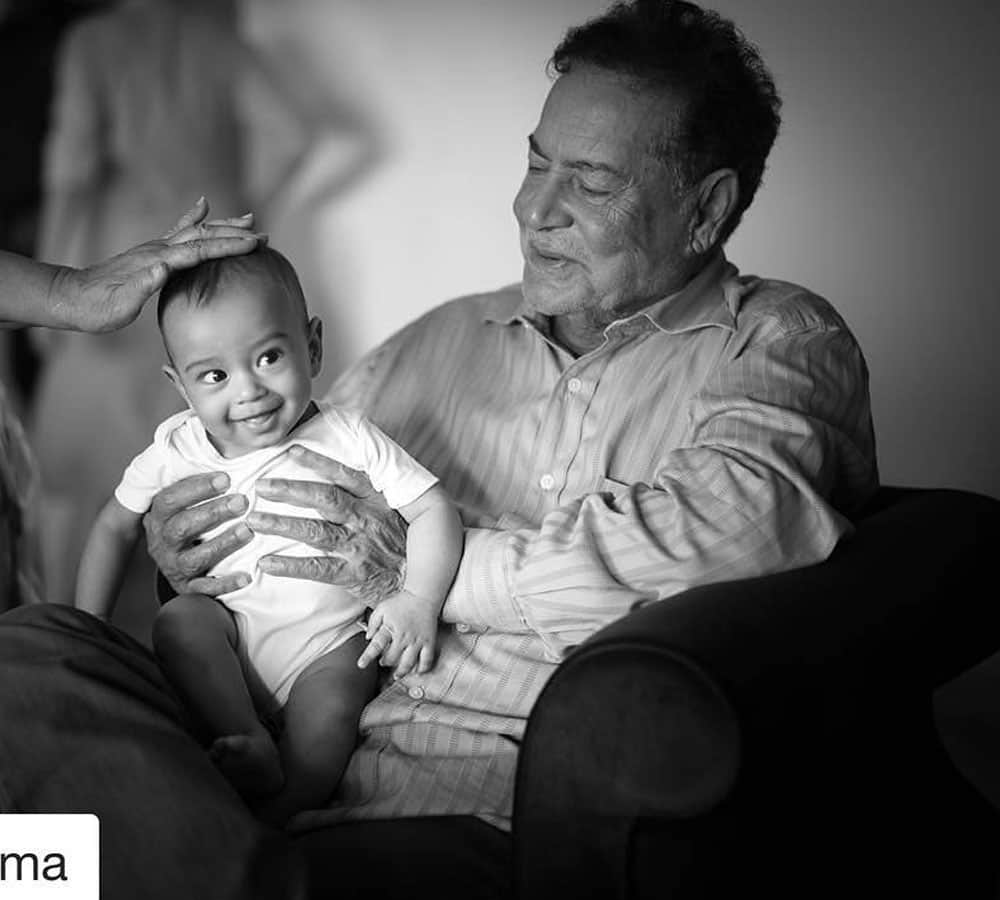 salman khan and his nephew ahil khan 