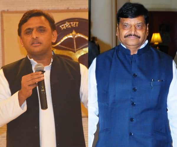 अखिलेश यादव व शिवपाल यादव