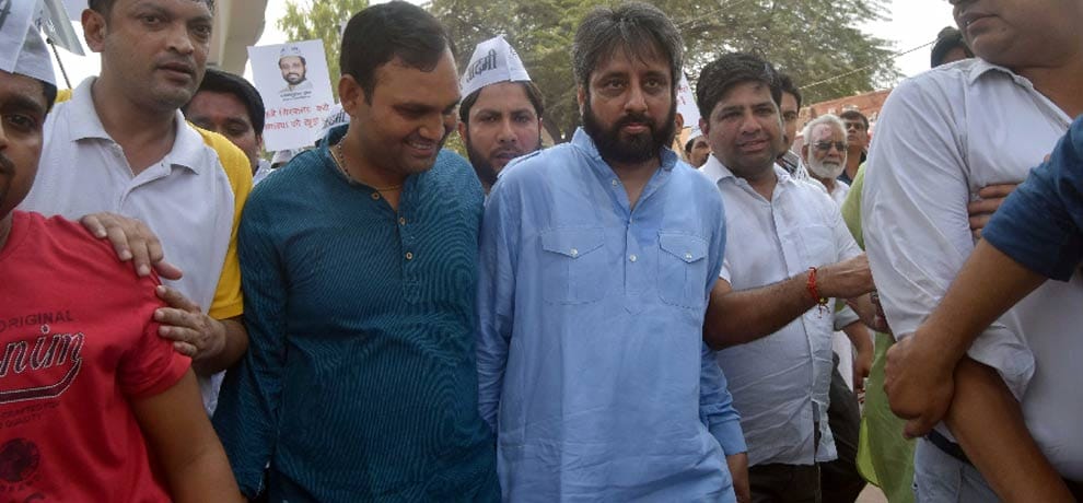 Another complaint against aap mla, accused of beating and threatening to kill