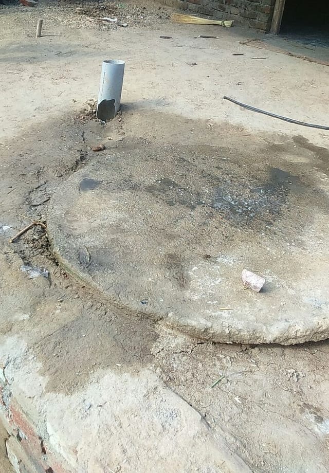 Bjirpur Kotla: toilet incomplete, however ODF