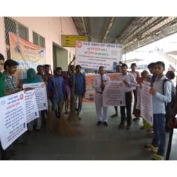 railway station, rewari,officer,platfarm, clean