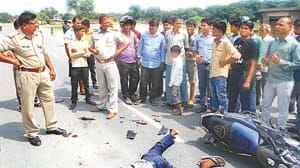 truck accident in kaushambi
