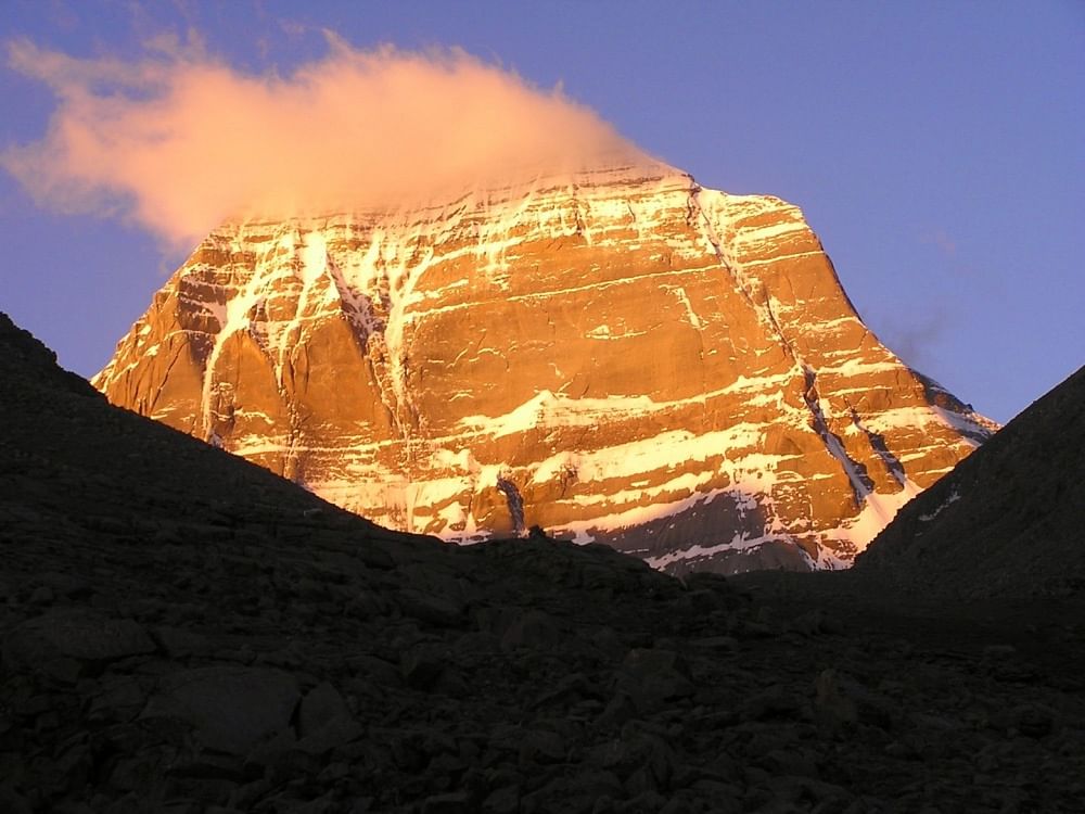 Mount Kailash North Face At Sunrise Photograph by Jake Norton - Fine Art  America